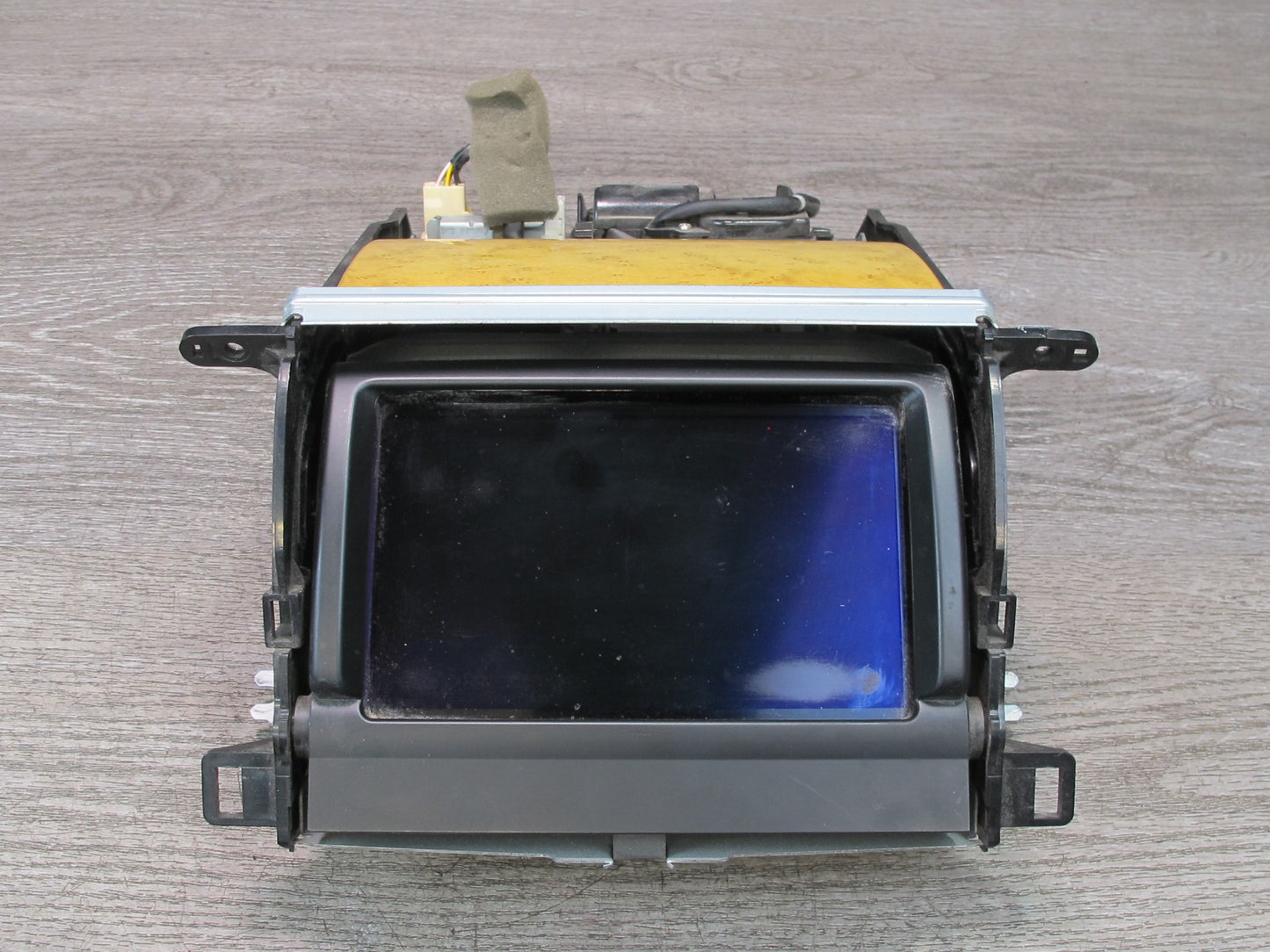 03-05 Lexus SC430 Navigation Information Screen Display w Mount & Wood Trim OEM