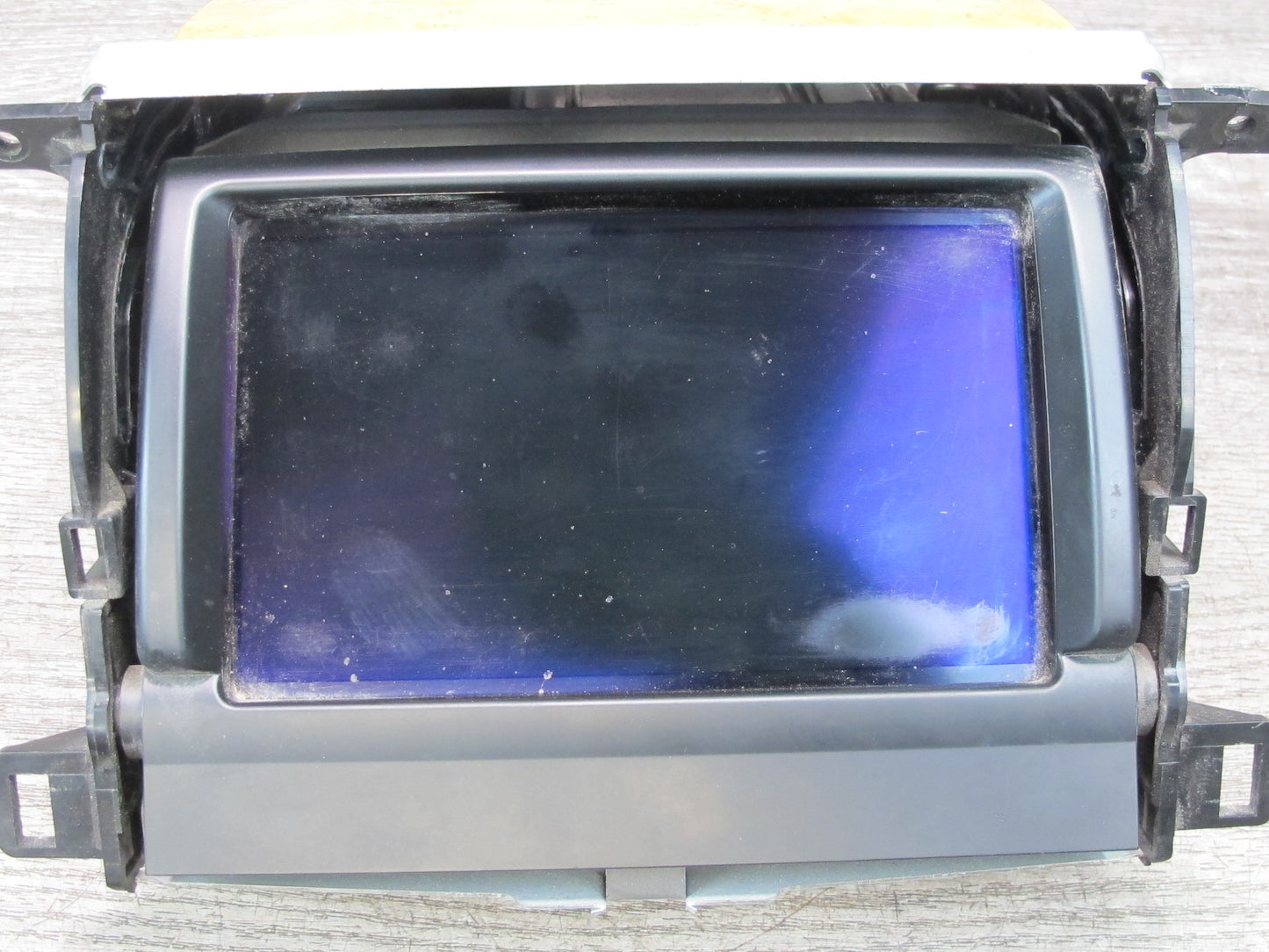 03-05 Lexus SC430 Navigation Information Screen Display w Mount & Wood Trim OEM