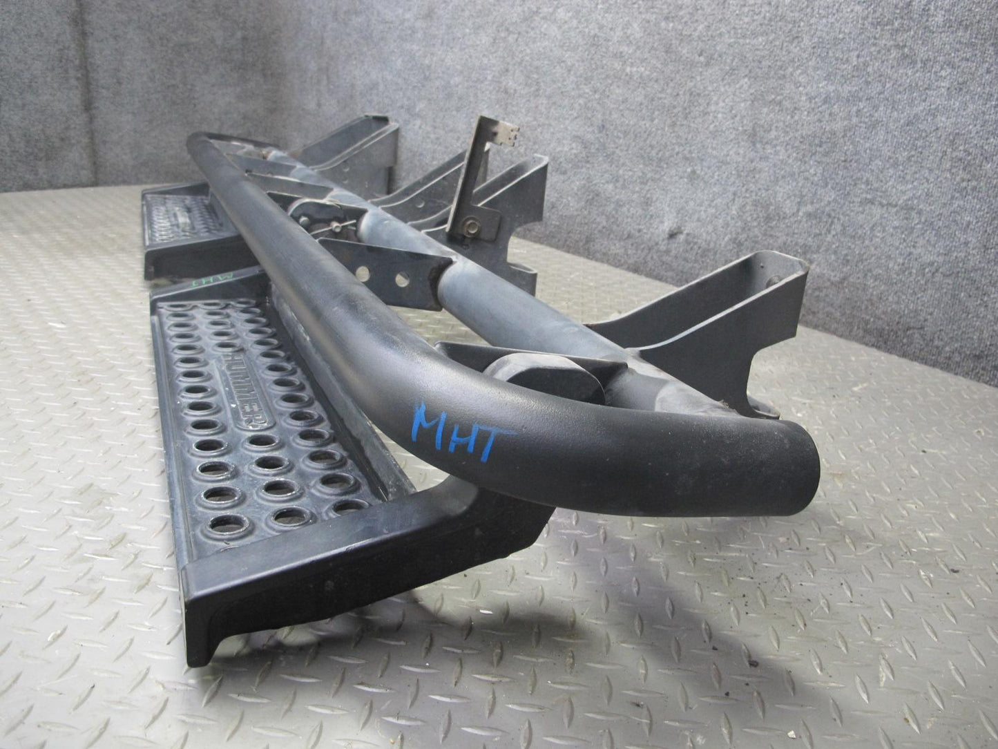 03-09 Hummer H2 Front Left & Right Side Running Board Rocker Guard Shield Set