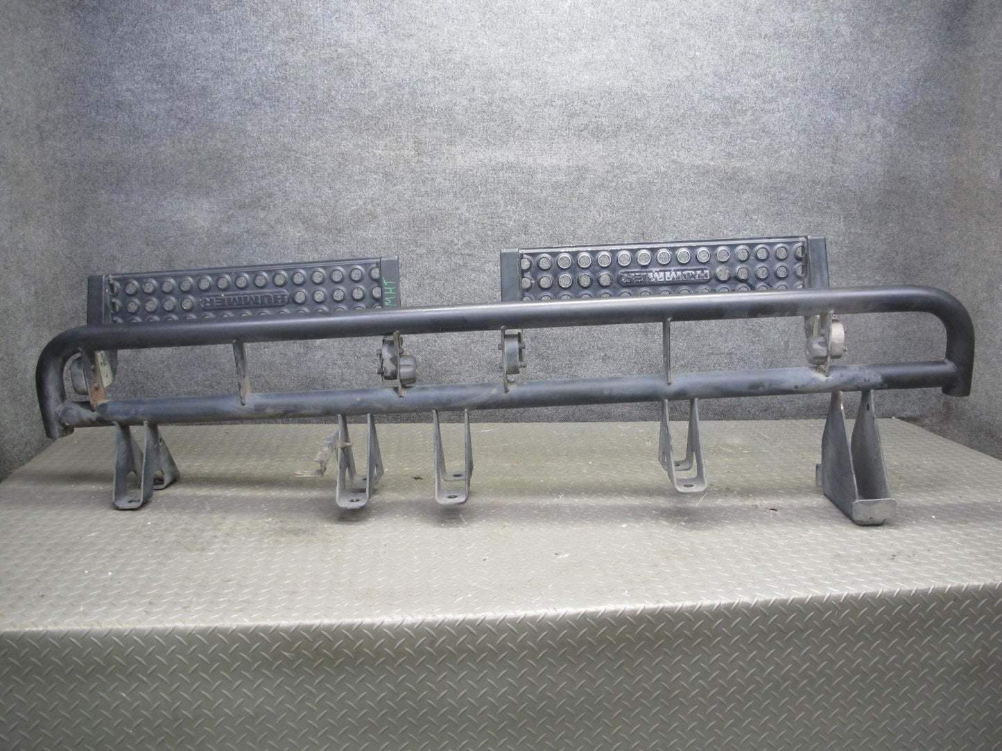 03-09 Hummer H2 Front Left & Right Side Running Board Rocker Guard Shield Set