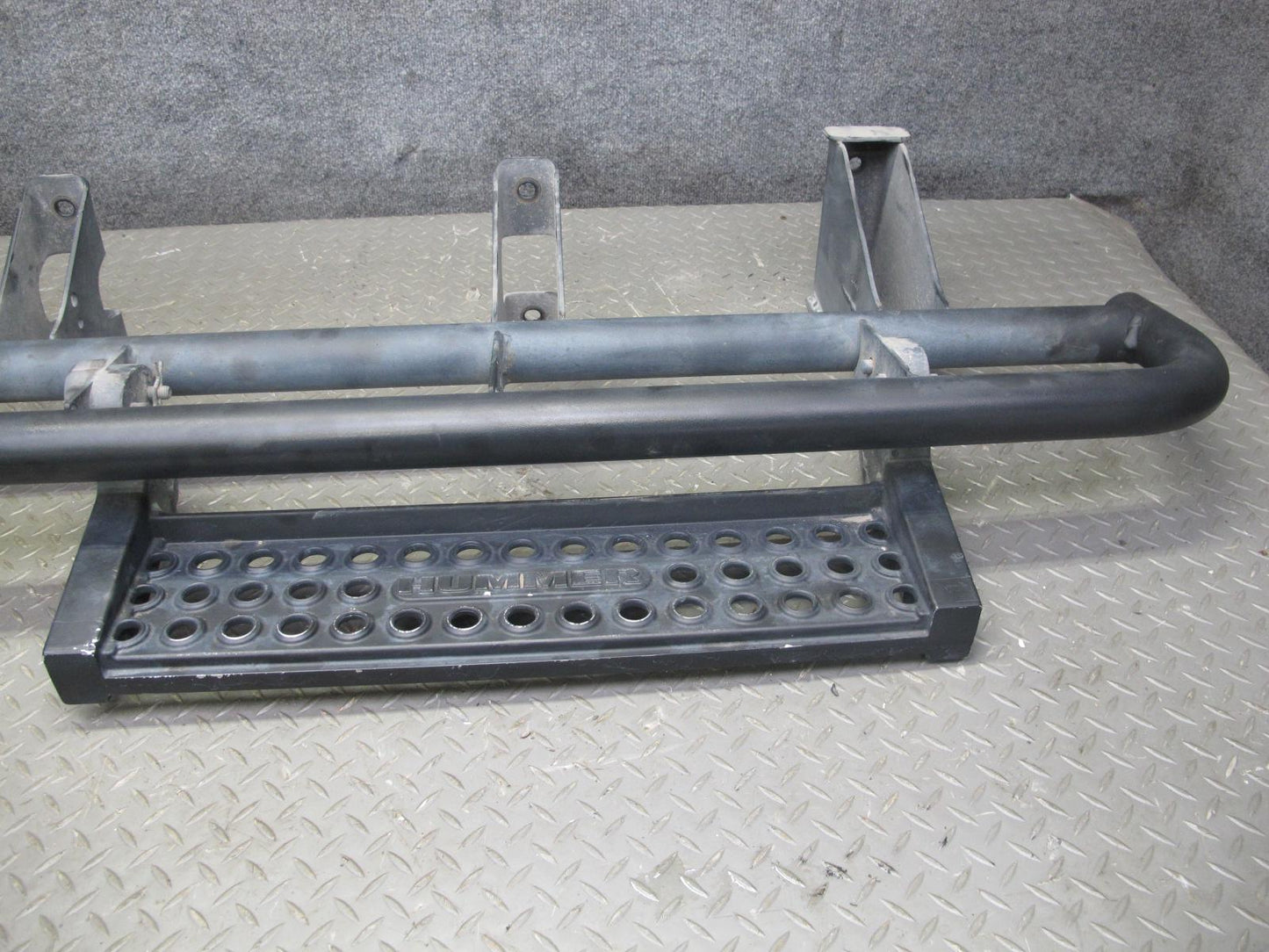 03-09 Hummer H2 Front Left & Right Side Running Board Rocker Guard Shield Set