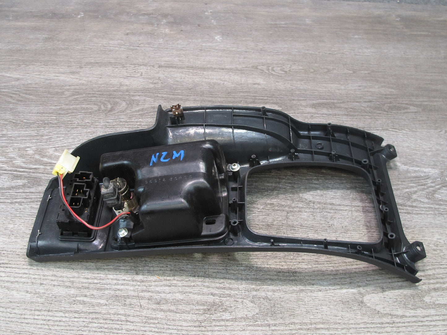 90-96 Nissan Z32 300ZX Turbo Center Console Shifter Storage Trim w Switches OEM