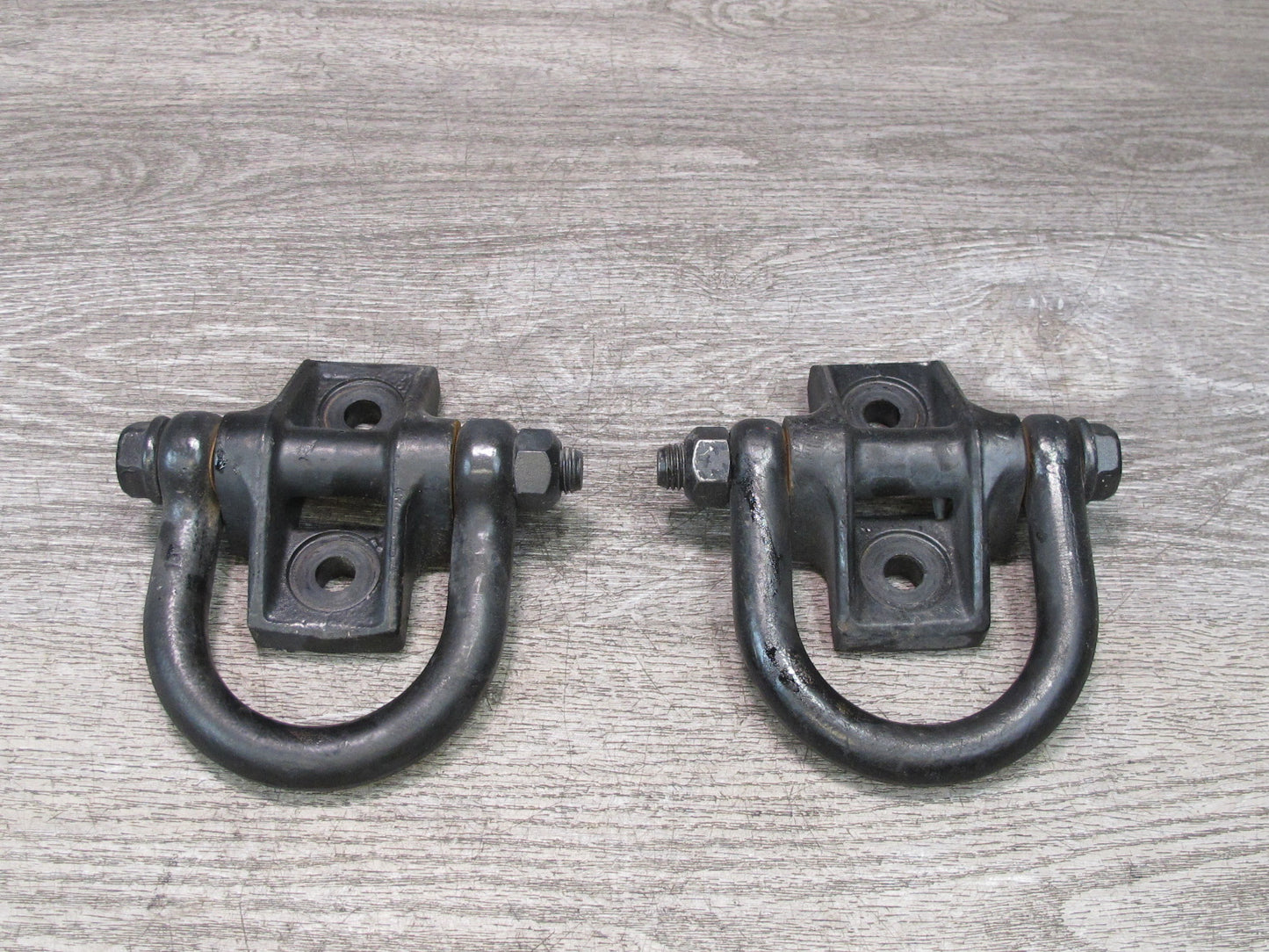 2003-2009 Hummer H2 Rear Bumper Left & Right Side TOW Hook Set