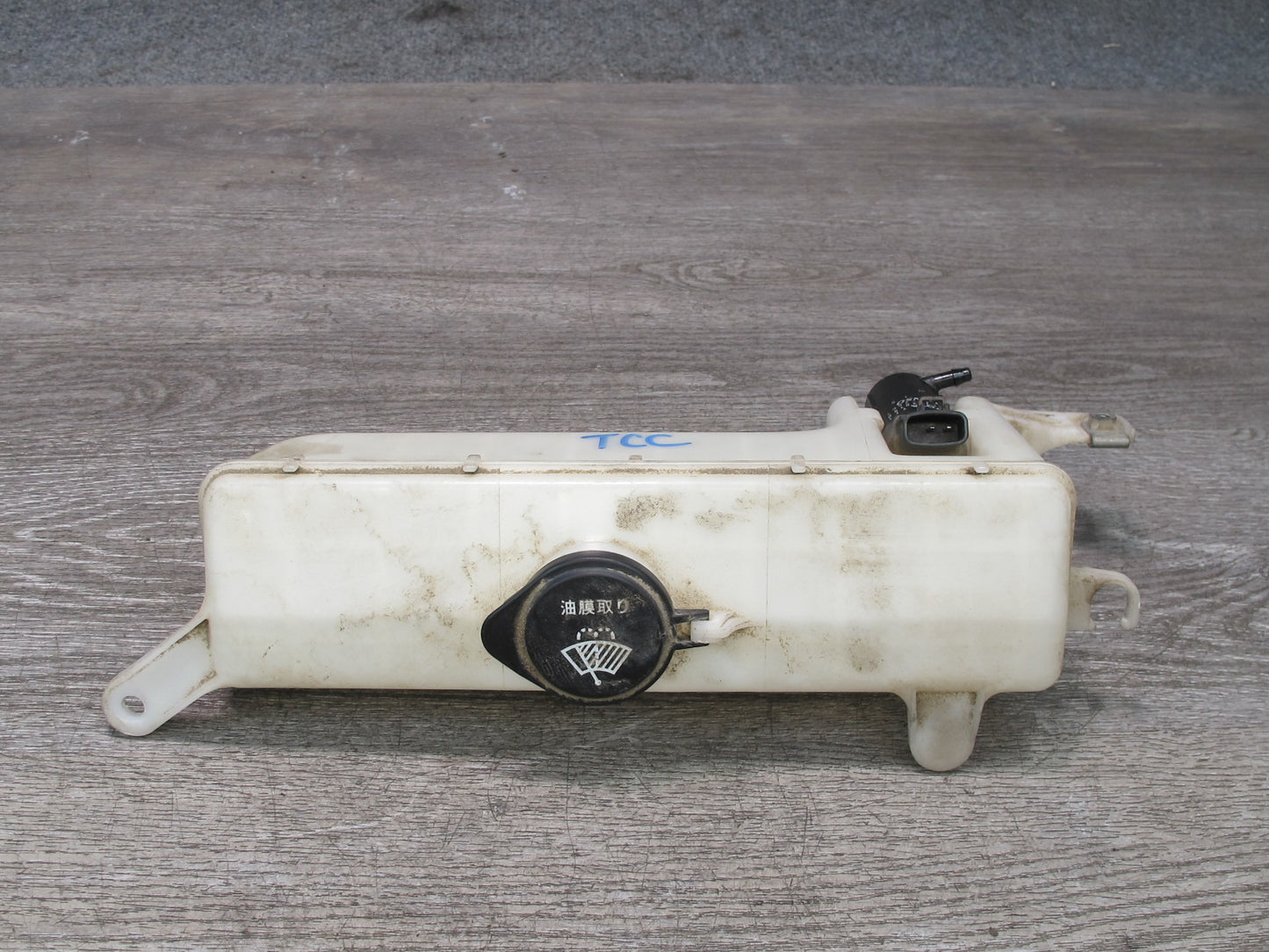 95-97 Toyota Celsior Secondary Windshield Washer Fluid Reservoir Tank w Pump OEM