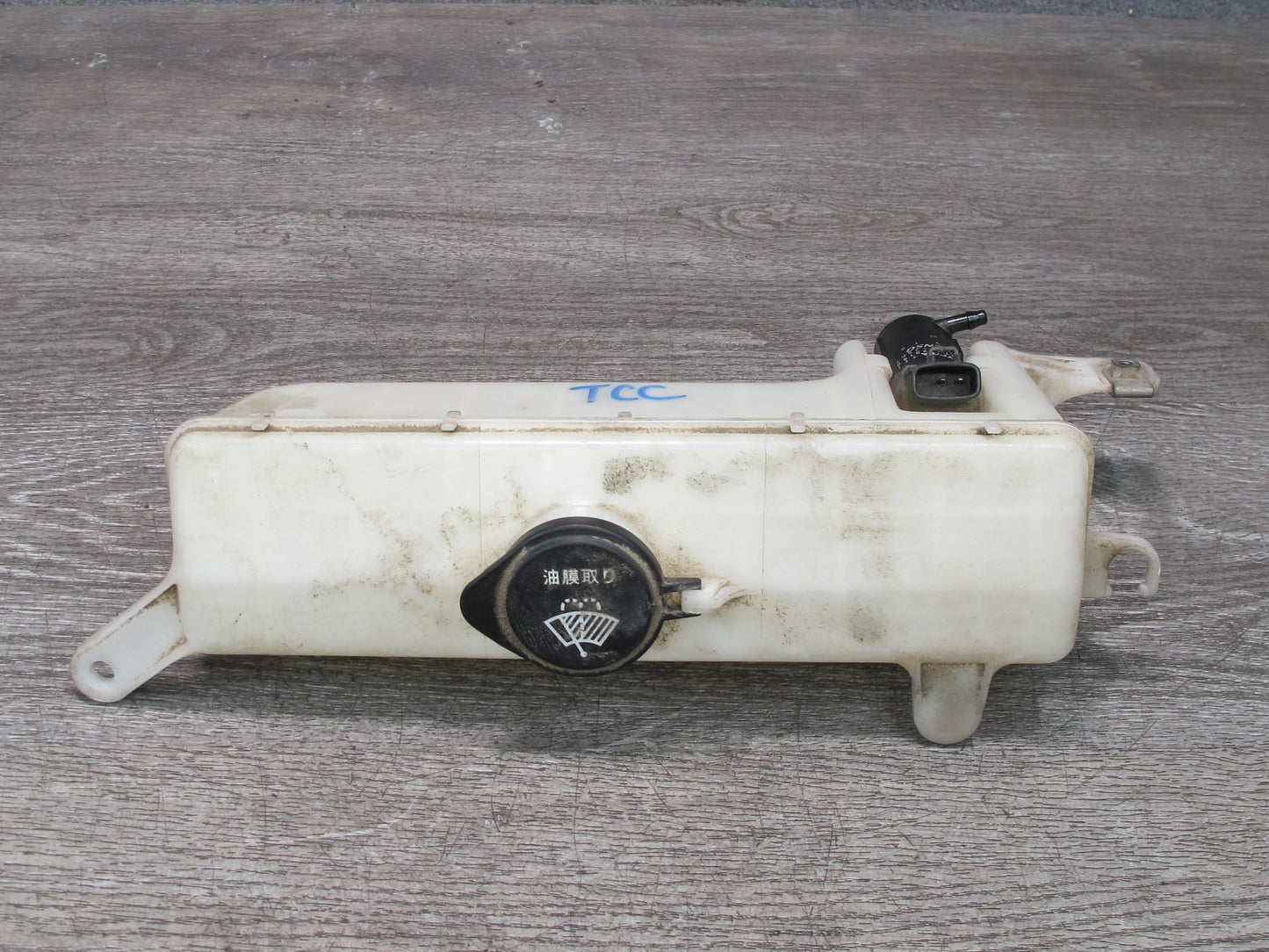 95-97 Toyota Celsior Secondary Windshield Washer Fluid Reservoir Tank w Pump OEM