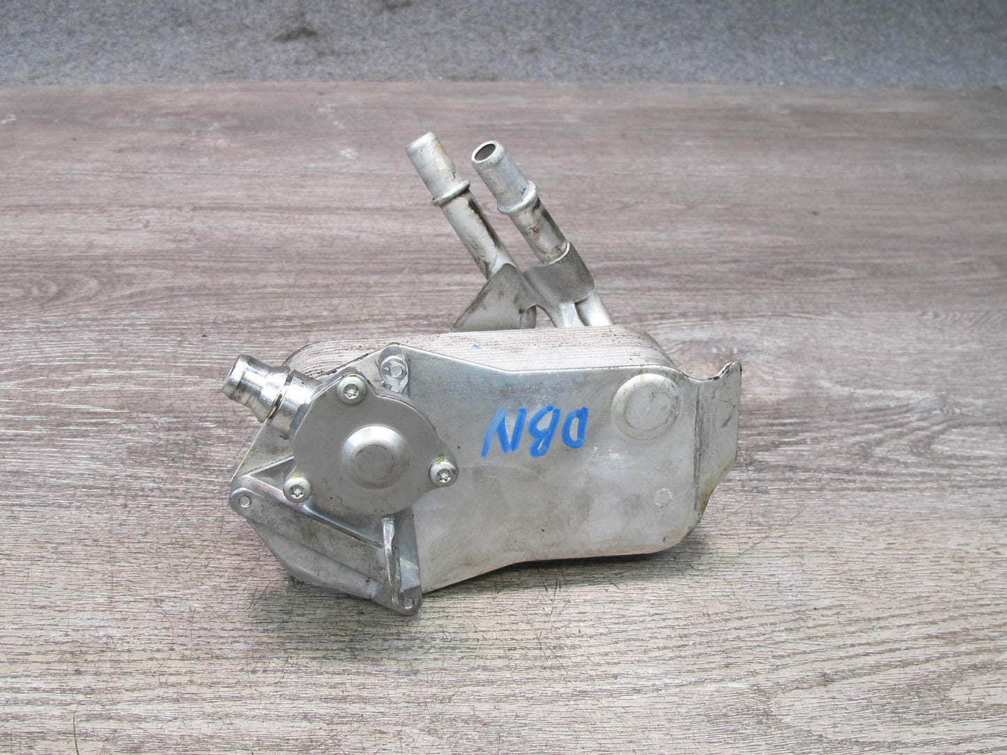 08-13 BMW E82 E88 135i N54 Engine Oil Cooler Heat Excahnger OEM