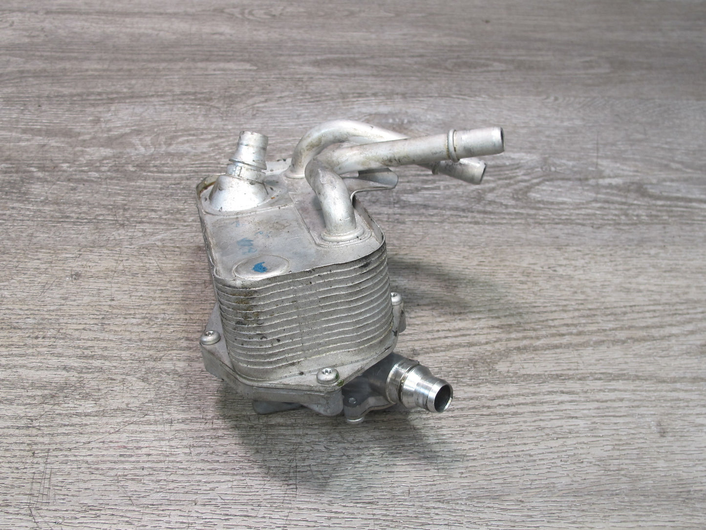 08-13 BMW E82 E88 135i N54 Engine Oil Cooler Heat Excahnger OEM