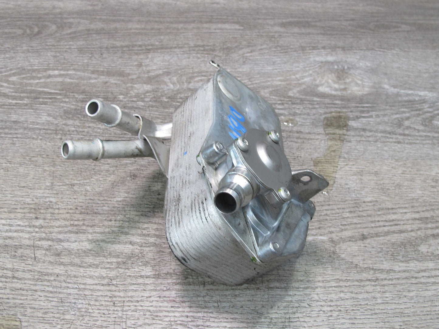 08-13 BMW E82 E88 135i N54 Engine Oil Cooler Heat Excahnger OEM