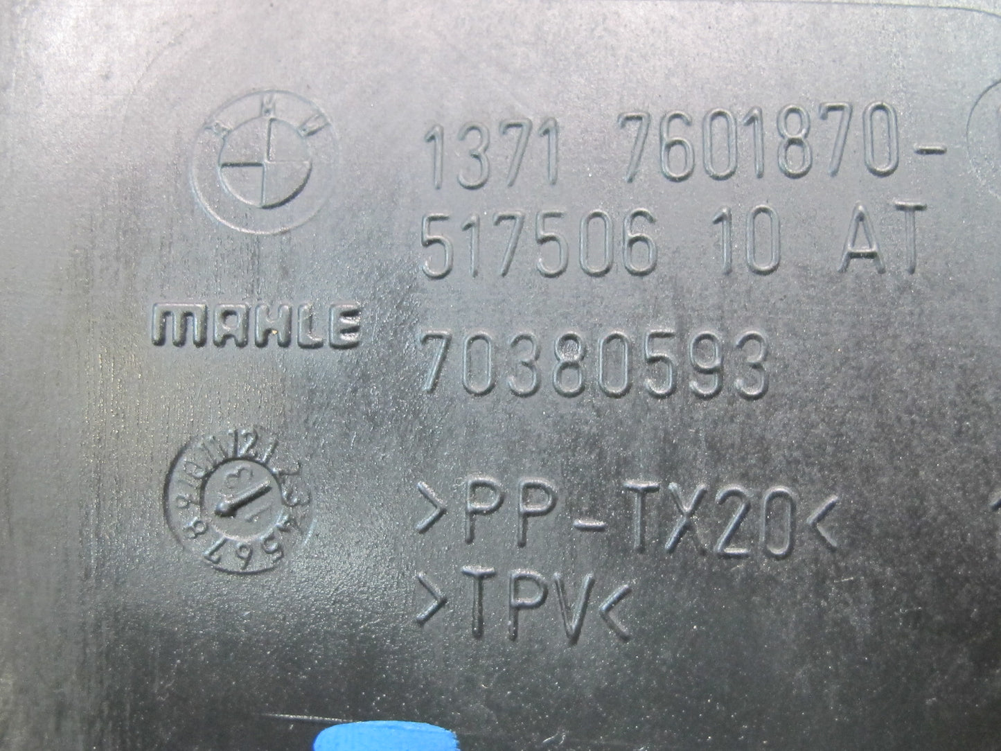 11-17 BMW F25 X3 Air Intake Inlet Duct Pipe Line 7601870 OEM