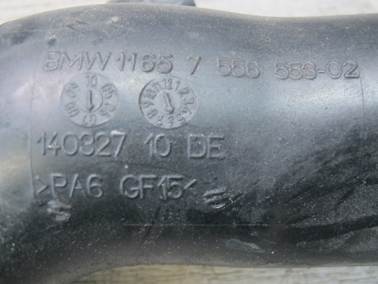 08-13 BMW E82 E88 135i Turbo Air Intake Charge Hose Pipe Line 7556553 OEM