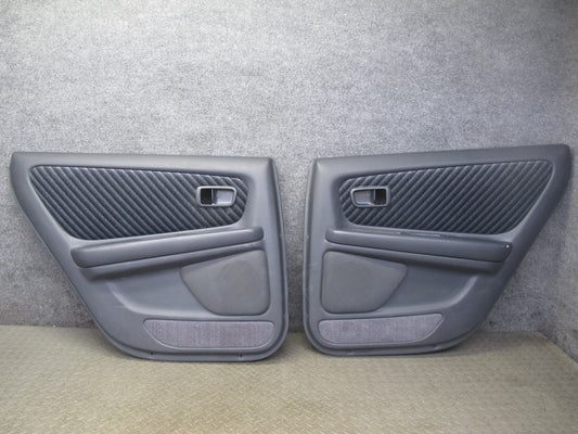 96-98 Toyota MARK2 JZX100 Tourer Set of 2 Rear Left & Right Door Trim Panel OEM
