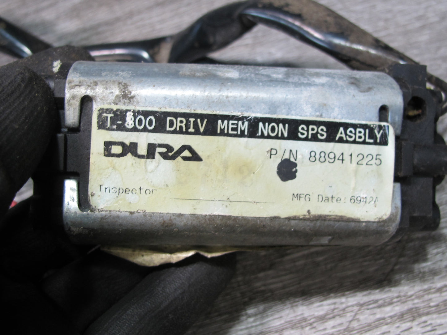 2003-2007 Hummer H2 Front Left Driver Side Seat Lower Frame Lumbar Motors Set