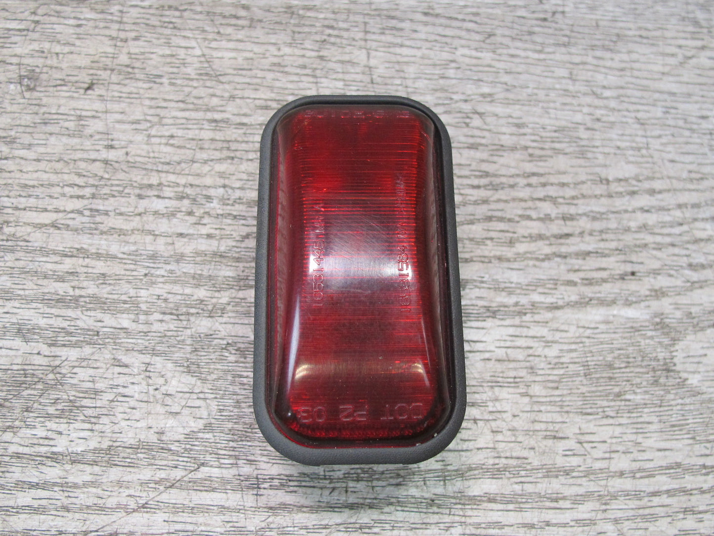 2003-2009 Hummer H2 Rear Upper Roof Clearance Marker Light Lamp Set of 3