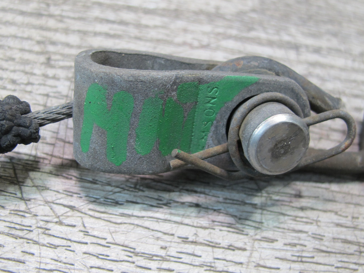 2003-2009 Hummer H2 Front Hood Bonnet Open Check Cable Spring Assembly