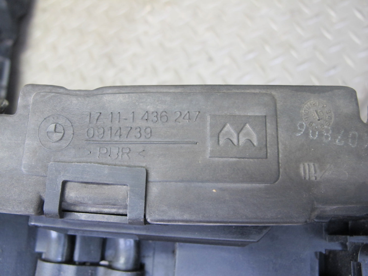 01-03 BMW E46 330i 330ci Power Steering Oil Cooler w Radiator Brackets Set OEM