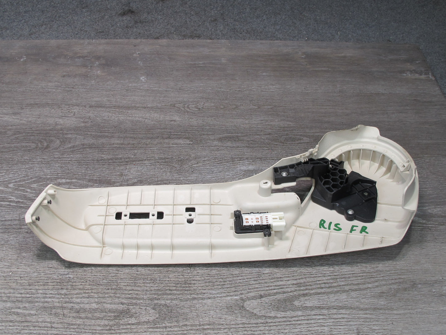 10-13 Lexus IS250 Convertible 11pcs Front Right Seat Trim Ivory w Switch Set OEM