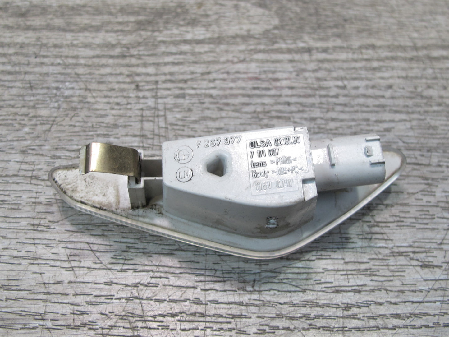 11-14 BMW F25 X3 Front Left Fender Turn Signal Light Lamp 7267977 OEM