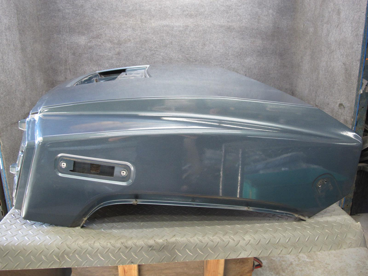 2008-2009 Hummer H2 Front Hood Bonnet Shell Cover Panel Slate Blue