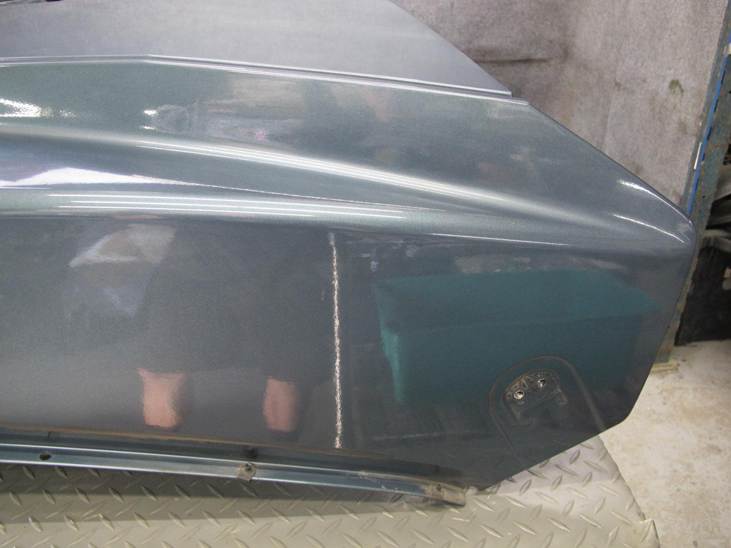 2008-2009 Hummer H2 Front Hood Bonnet Shell Cover Panel Slate Blue