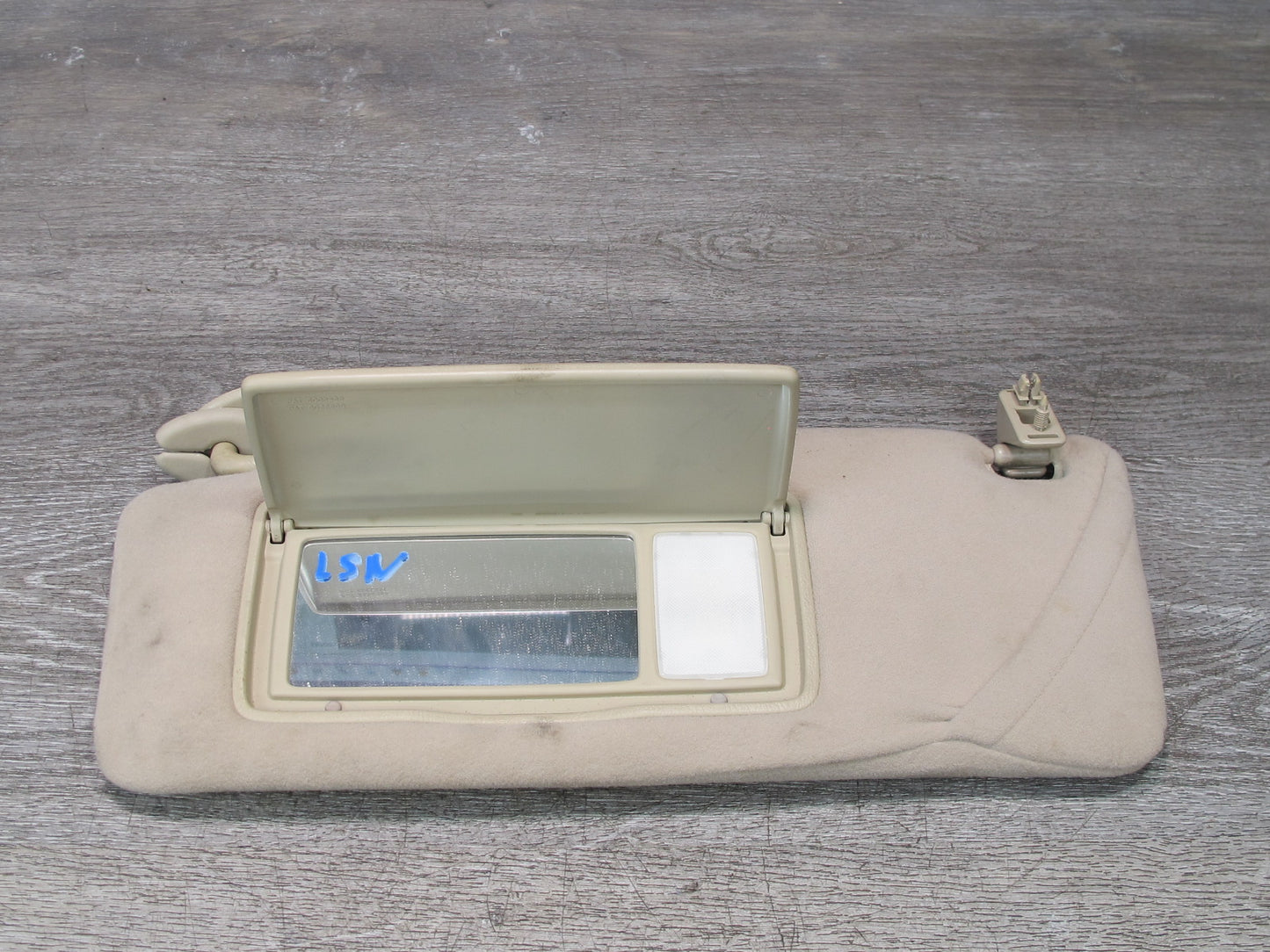 98-00 Lexus UCF20L LS400 Set of 2 Front Left & Right Sun Visor Ivory OEM