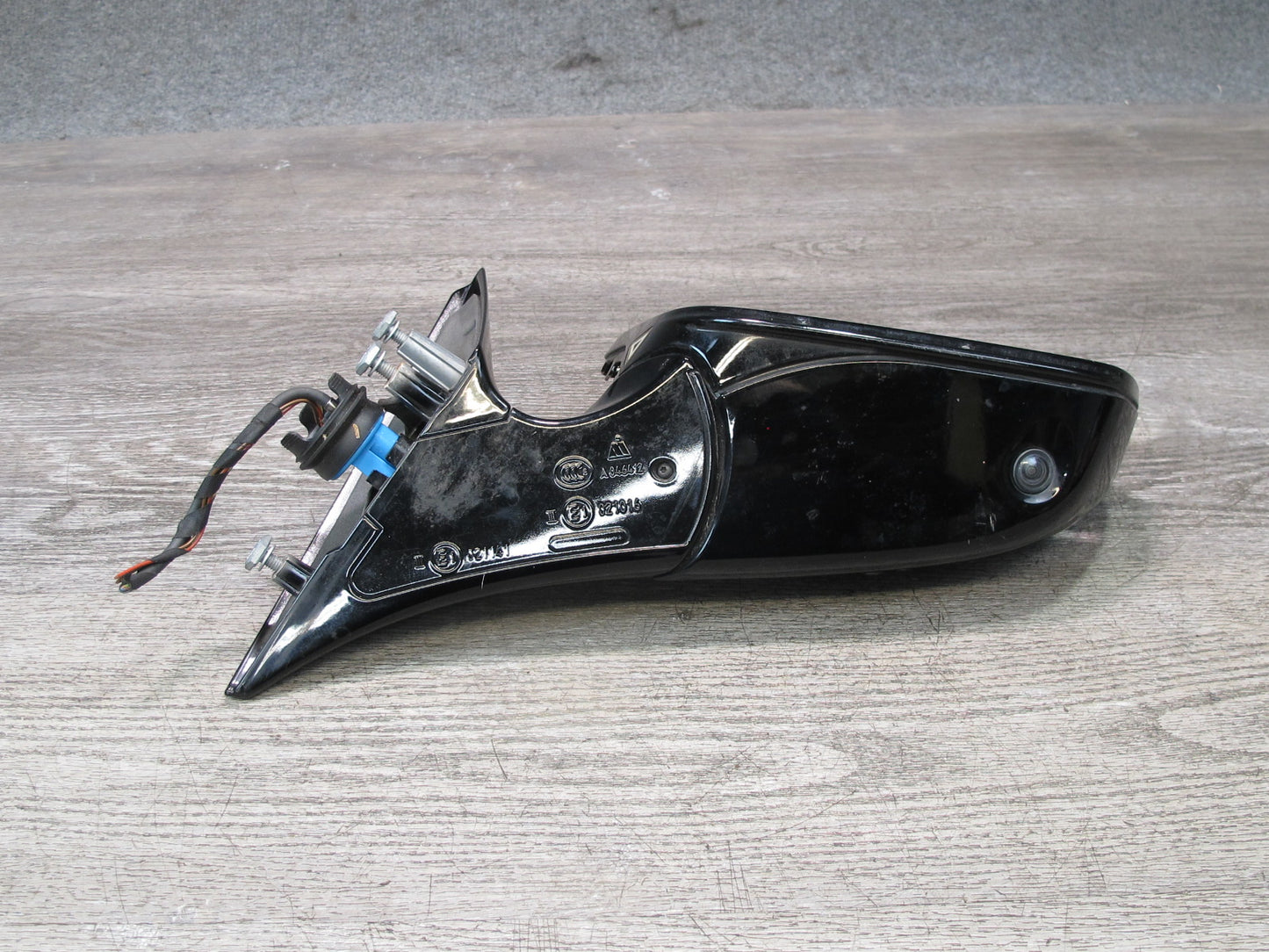 2012-2018 BMW F12 F13 M6 Right Pass Side Door Mirror W/o Glass & Cover Black