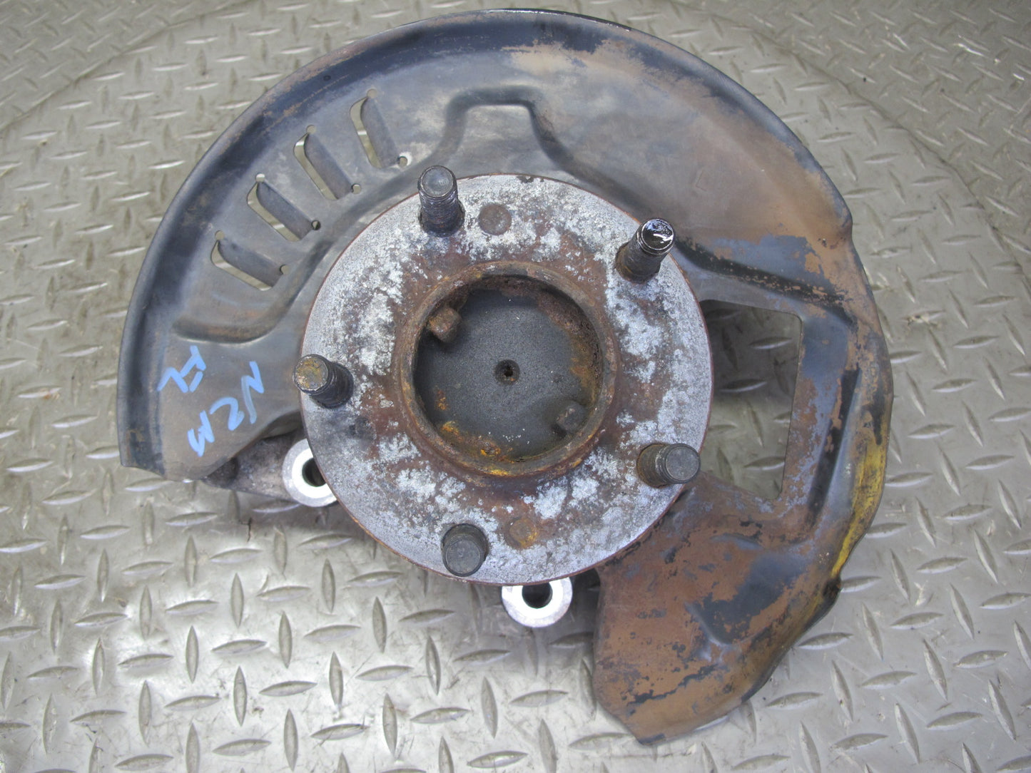 1991 Nissan Z32 300ZX Turbo Front Left Spindle Knuckle Wheel Hub Bearing OEM