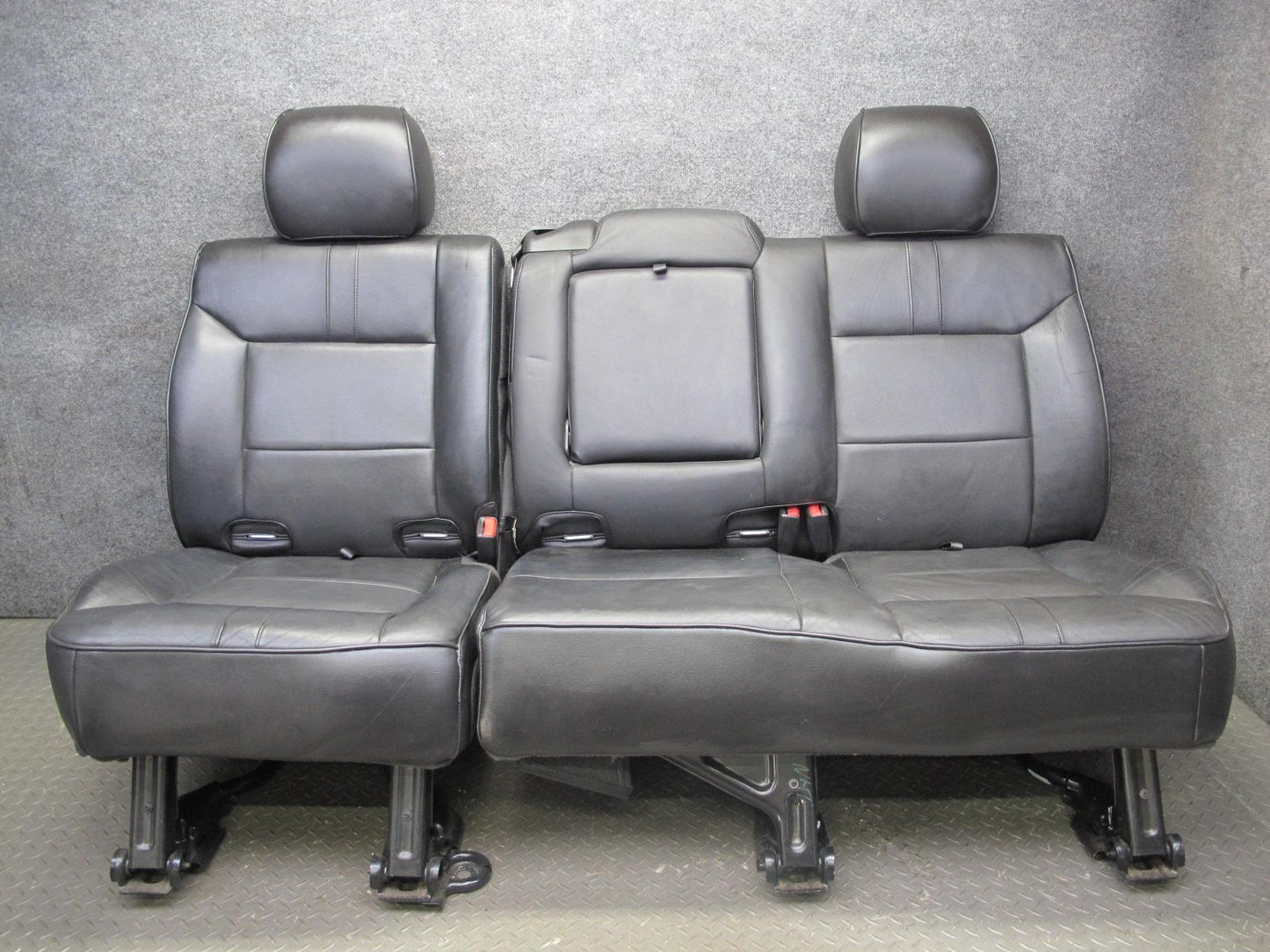 2008-2009 Hummer H2 Rear Second 2ND ROW Heated Leather Seat Black