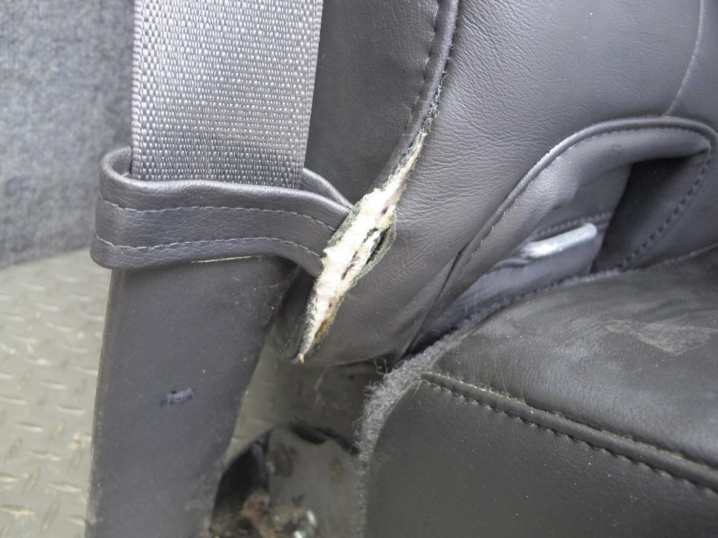 2008-2009 Hummer H2 Rear Second 2ND ROW Heated Leather Seat Black