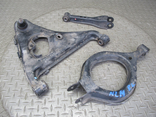 90-91 Nissan Z32 300ZX Turbo Set of 3 Rear Left Suspension Control Arm OEM
