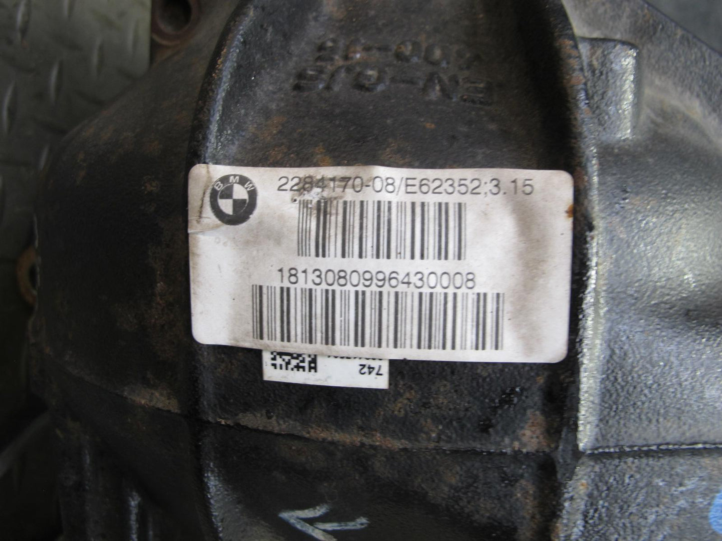 2012-2018 BMW F12 F13 M6 S63T RWD DCT Locking Rear Differential Carrier 3.15 70K