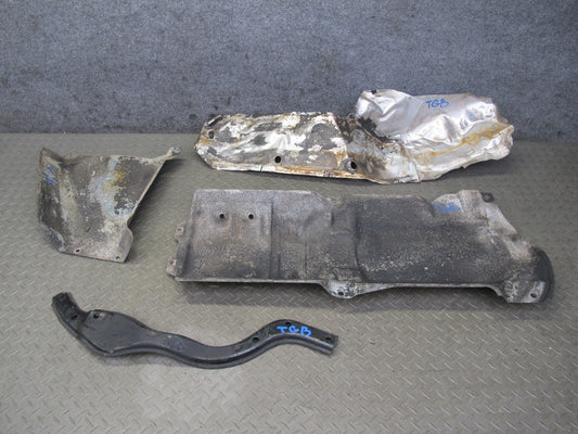 87-91 BMW E30 325i Under Body Exhaust Transmission Heat Shield Cover Set OEM