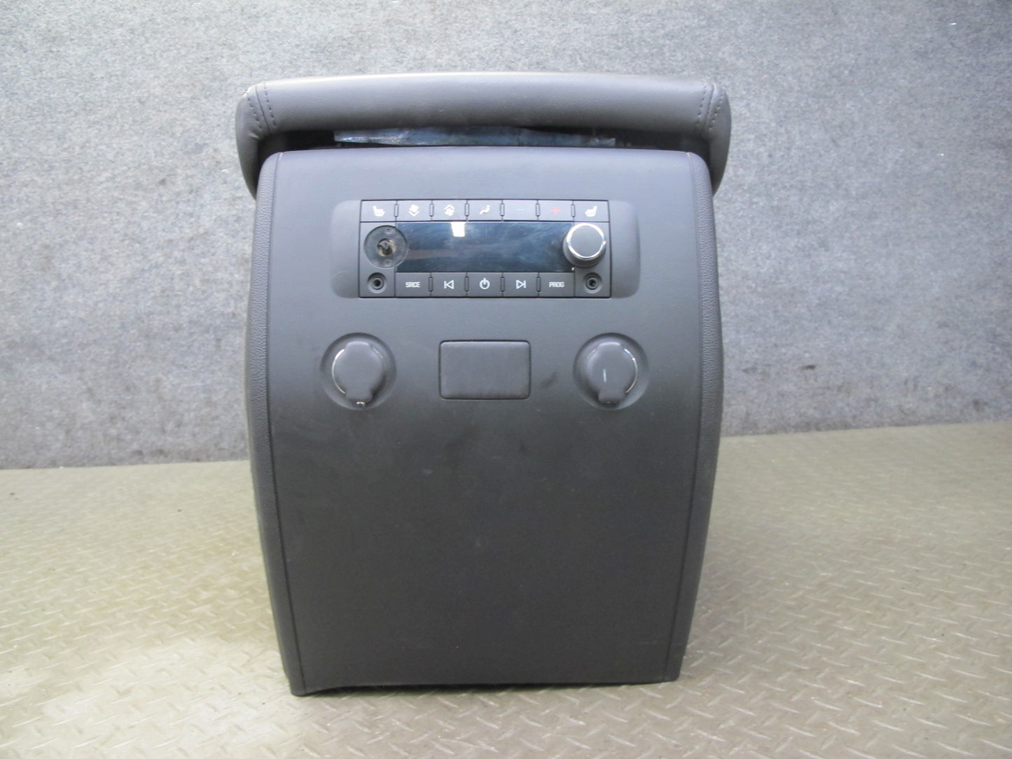 2008-2009 Hummer H2 Center Console Trim Cover Panel w Armrest & Rear Climate