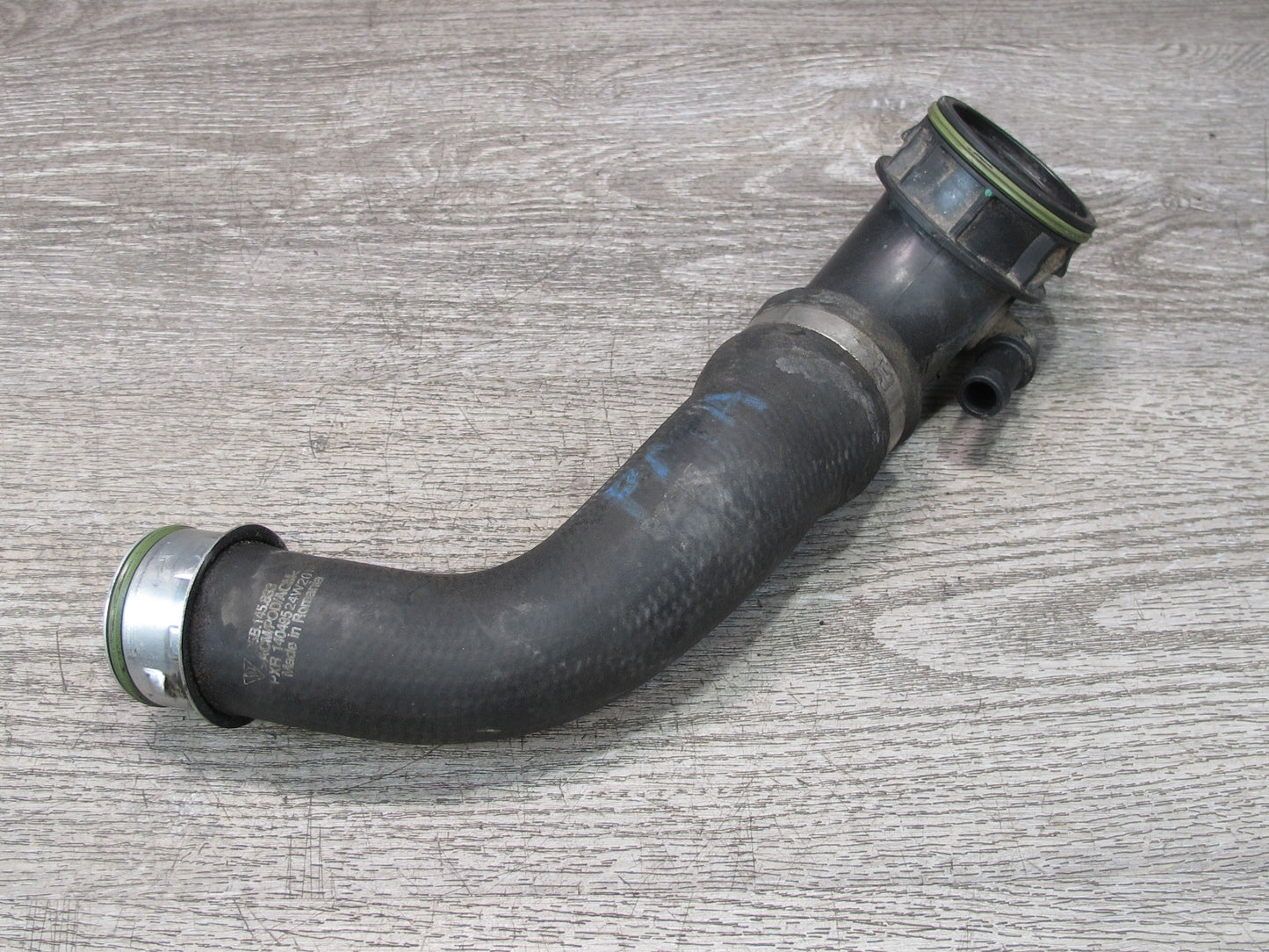 2015-2018 Porsche Macan 3.0L Left Intercooler Hose Line 95B145833