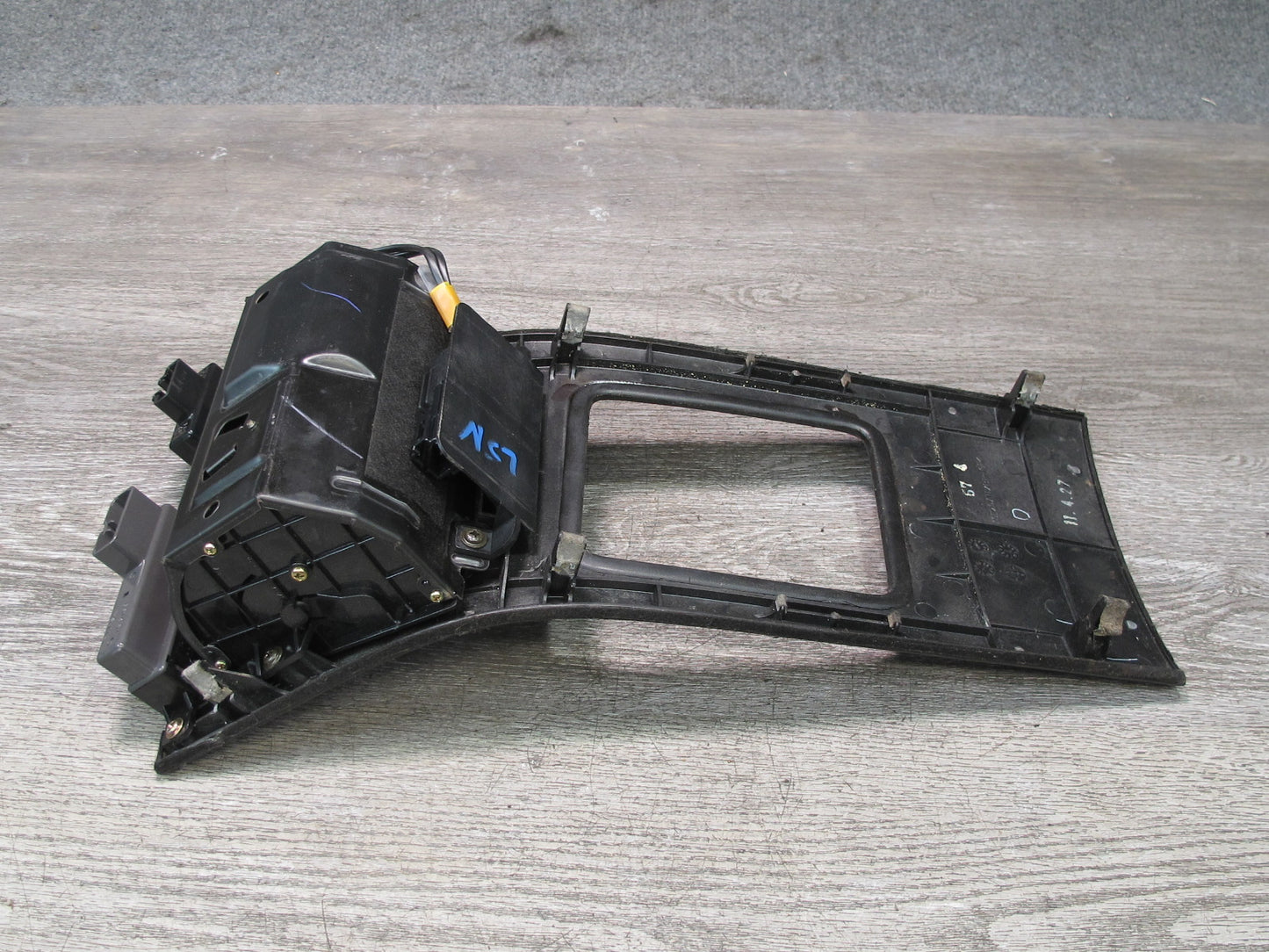 98-00 Lexus LS400 Center Console Shifter Wood Trim w VSC Heated Seat Switch OEM