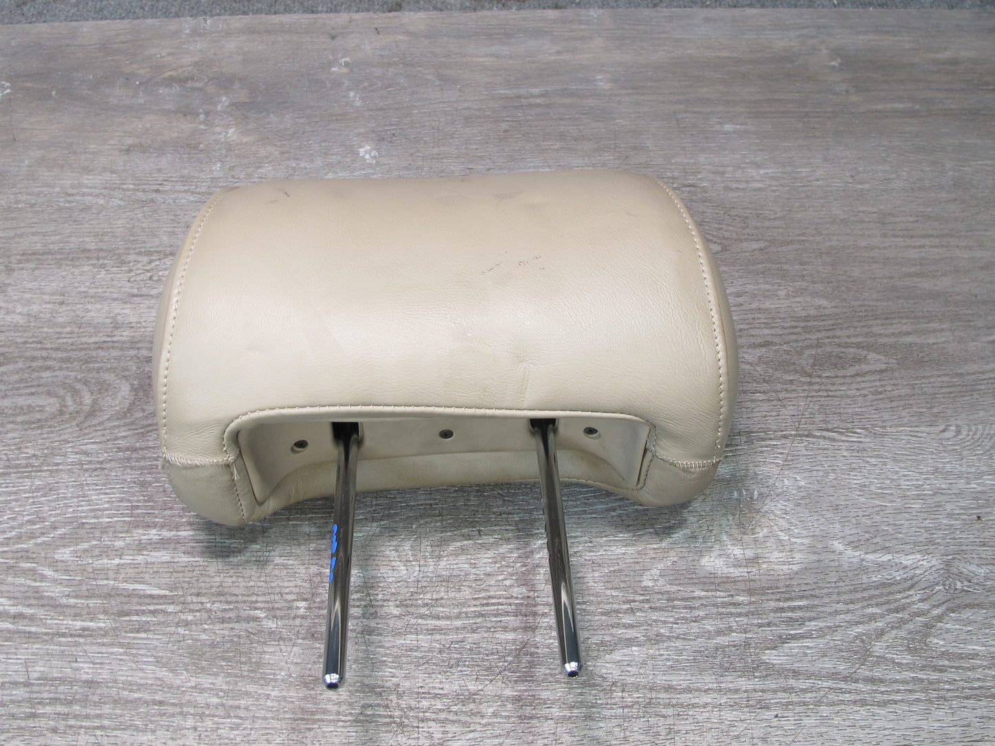 92-98 Lexus JZZ31L SC400 SC300 Set of 2 Front Seat Leather Headrest Ivory OEM