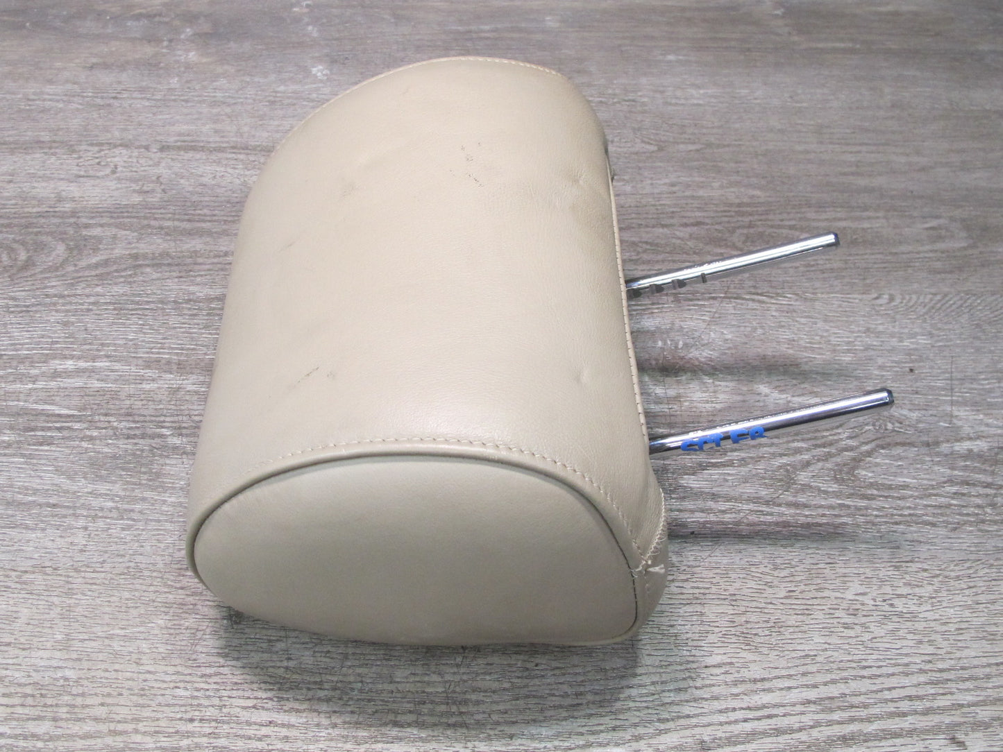 92-98 Lexus JZZ31L SC400 SC300 Set of 2 Front Seat Leather Headrest Ivory OEM