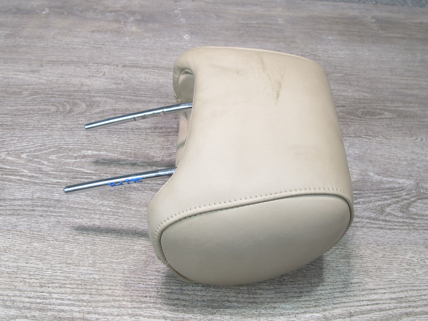 92-98 Lexus JZZ31L SC400 SC300 Set of 2 Front Seat Leather Headrest Ivory OEM