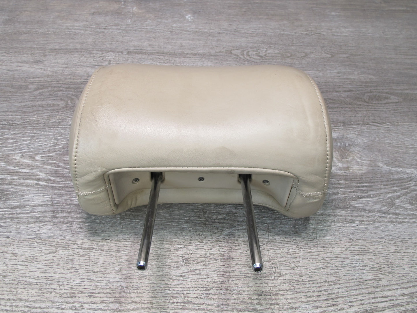 92-98 Lexus JZZ31L SC400 SC300 Set of 2 Front Seat Leather Headrest Ivory OEM