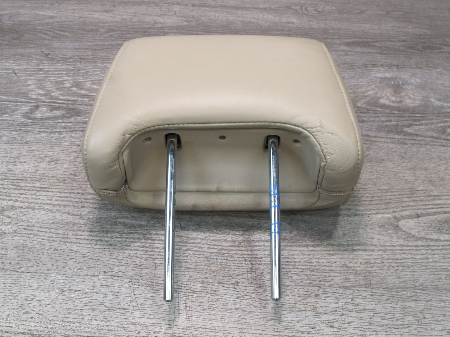 92-98 Lexus JZZ31L SC400 SC300 Set of 2 Front Seat Leather Headrest Ivory OEM