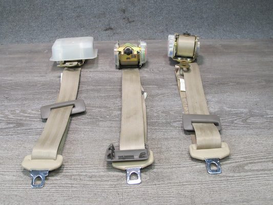 98-00 LEXUS LS400 REAR RIGHT CENTER LEFT SIDE SEATBELT RETRACTOR SET OEM