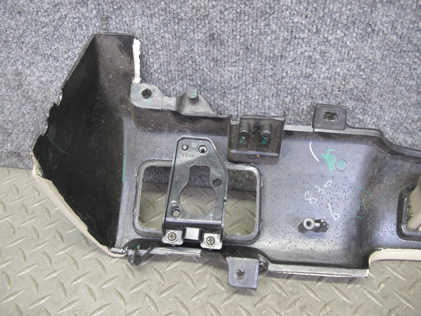 95-00 Lexus UCF20L LS400 Dash Front Left Lower Knee Trim Cover Panel Ivory OEM