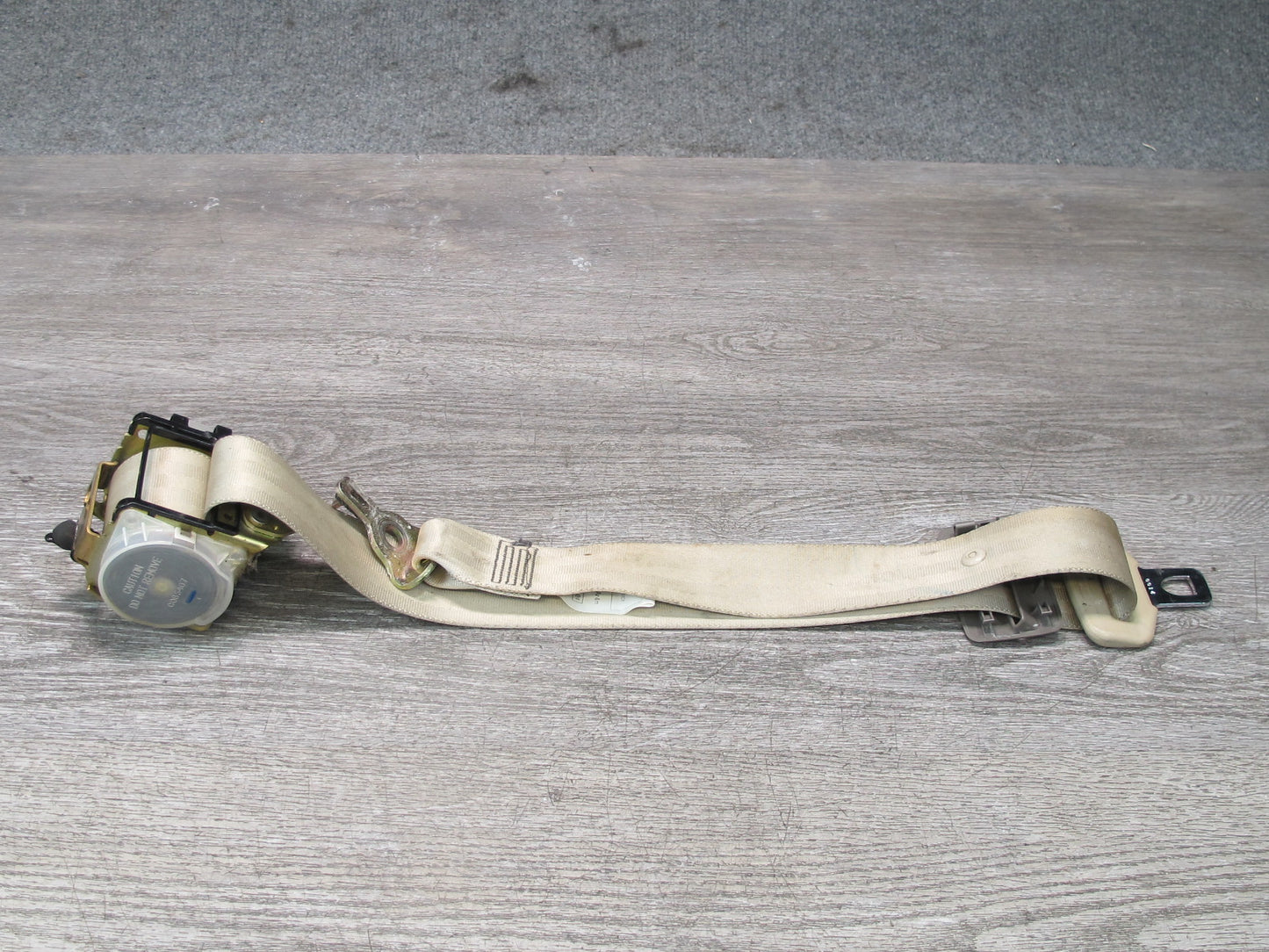 98-00 LEXUS LS400 REAR RIGHT CENTER LEFT SIDE SEATBELT RETRACTOR SET OEM