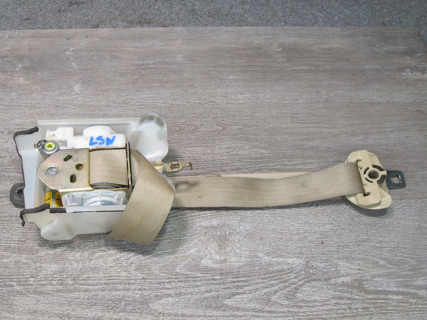 98-00 LEXUS LS400 FRONT RIGHT & LEFT SIDE SEATBELT RETRACTOR W/ HEIGHT ADJUSTER SET OEM