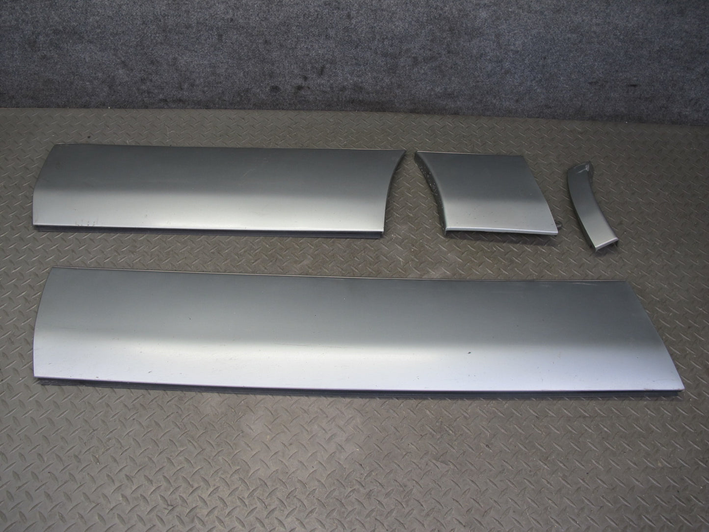 95-00 Lexus UCF20 LS400 Set of 4 Left Fender Door Molding Trim Panel Silver OEM