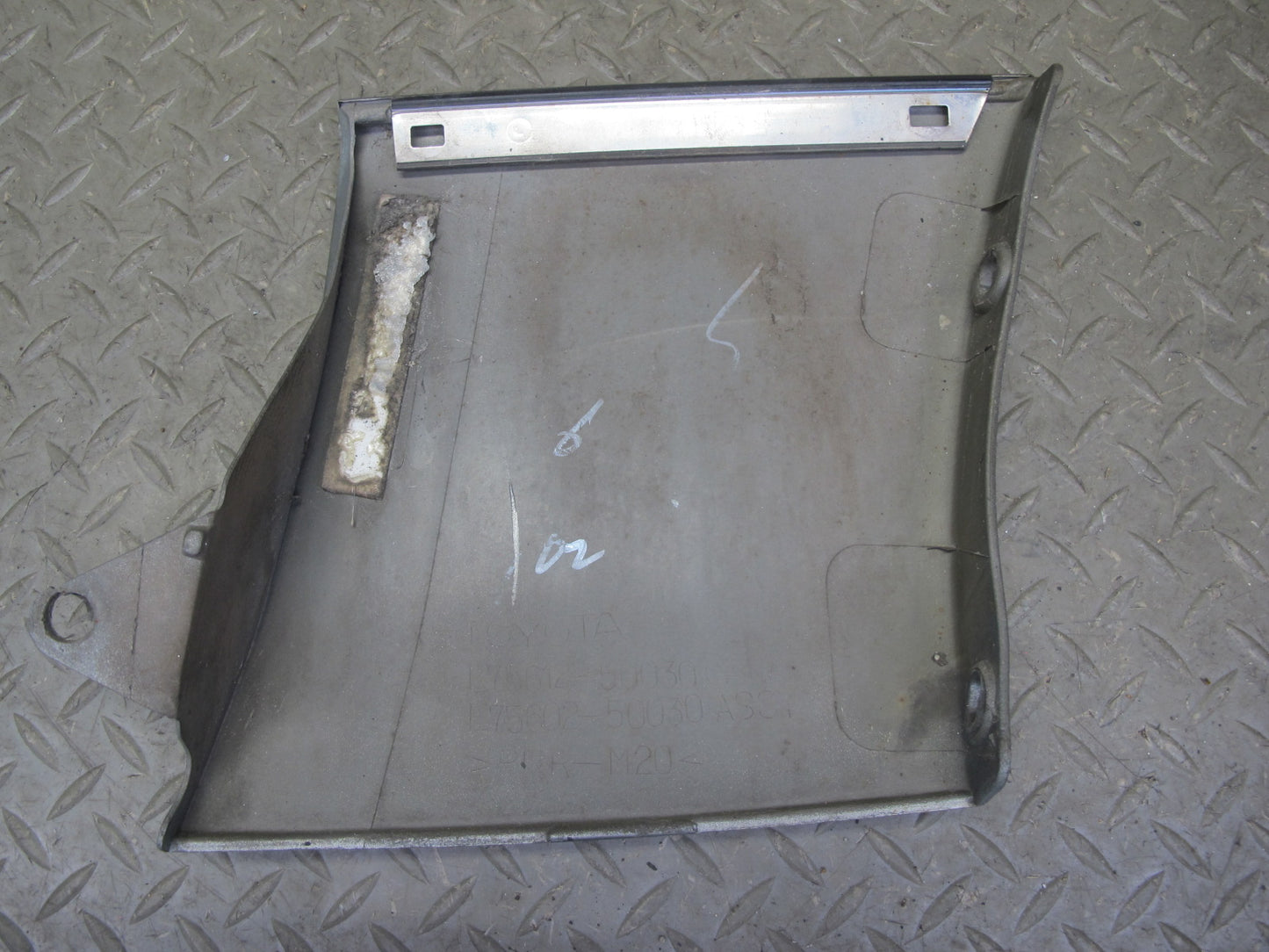 95-00 Lexus UCF20 LS400 Set of 4 Left Fender Door Molding Trim Panel Silver OEM