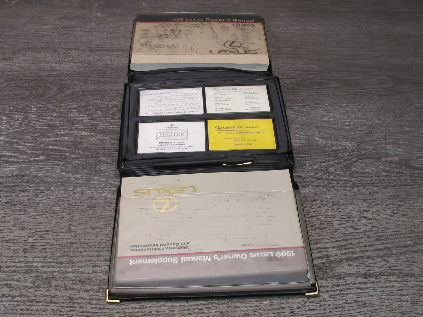 1999 Lexus UCF20L LS400 Owners Guide Manual Book Set w Case OEM