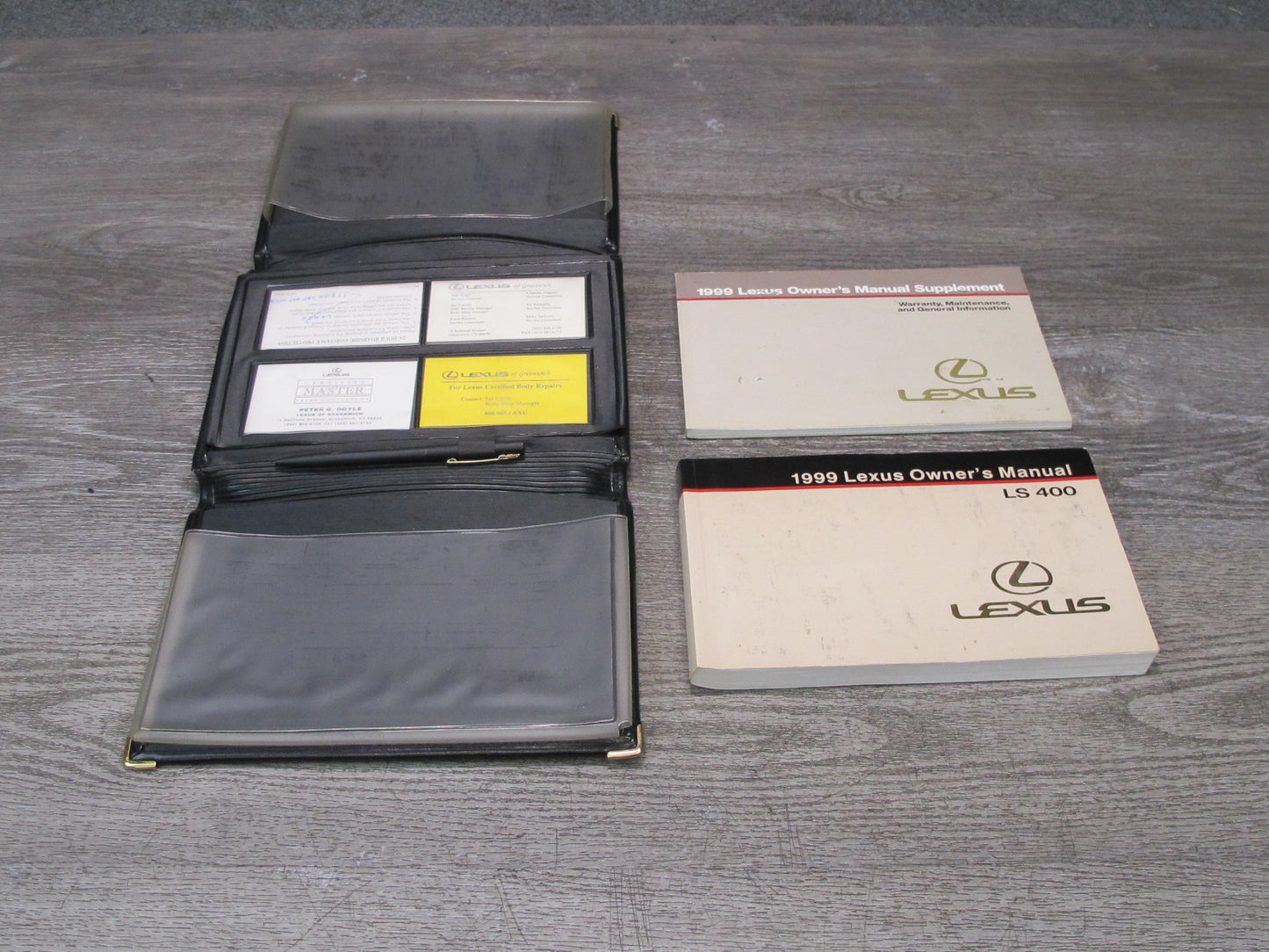 1999 Lexus UCF20L LS400 Owners Guide Manual Book Set w Case OEM