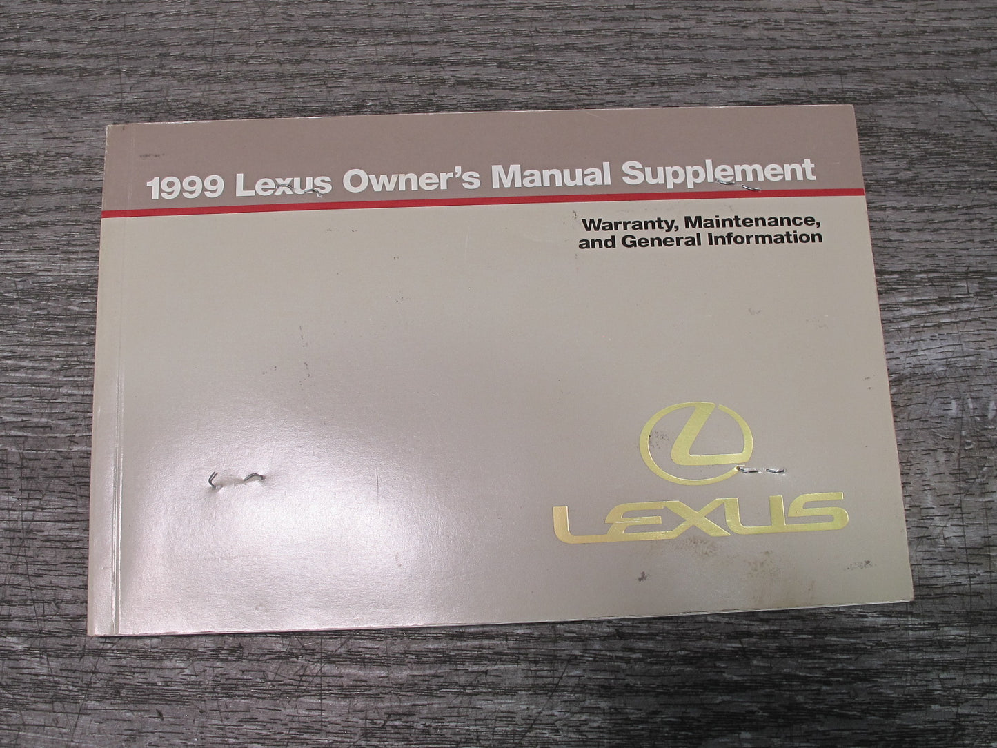 1999 Lexus UCF20L LS400 Owners Guide Manual Book Set w Case OEM