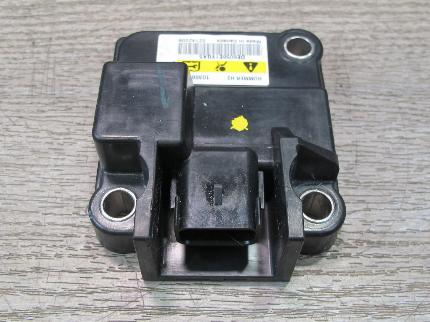 08-09 HUMMER H2 ROLLOVER SRS AIRBAG IMPACT SENSOR 10366058 OEM