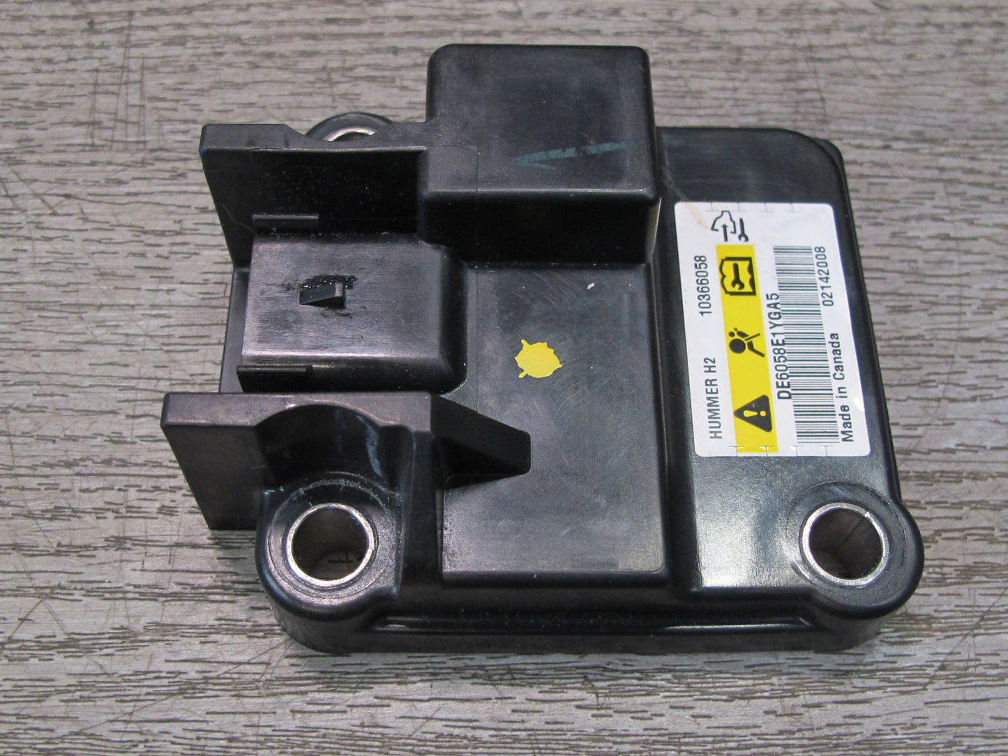 08-09 HUMMER H2 ROLLOVER SRS AIRBAG IMPACT SENSOR 10366058 OEM